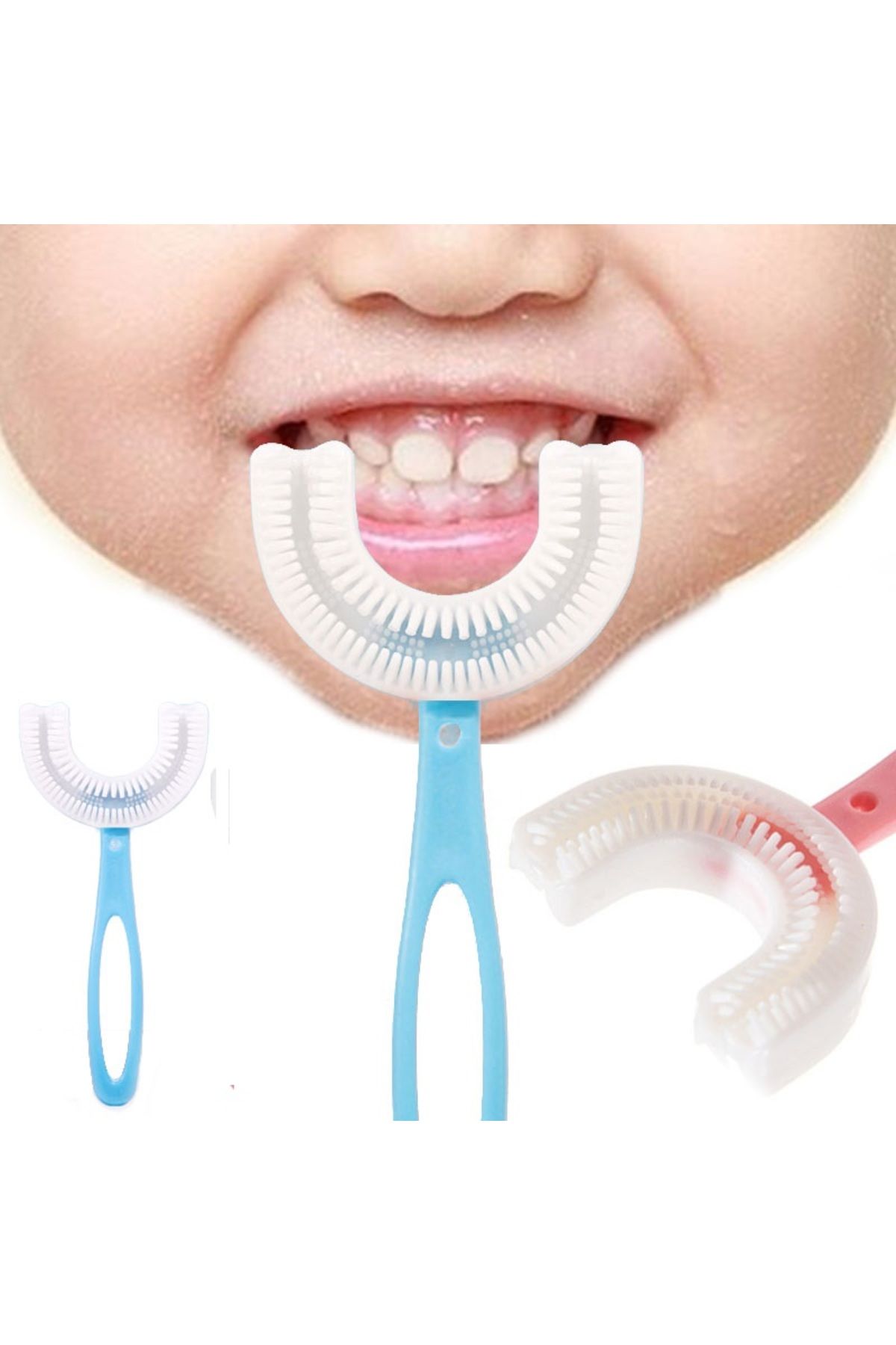 STOREMAX ysstorex Silikon Çocuk Diş Fırçası Tartar Temizleyici (2-12 Yaş) StarColxlection 655141