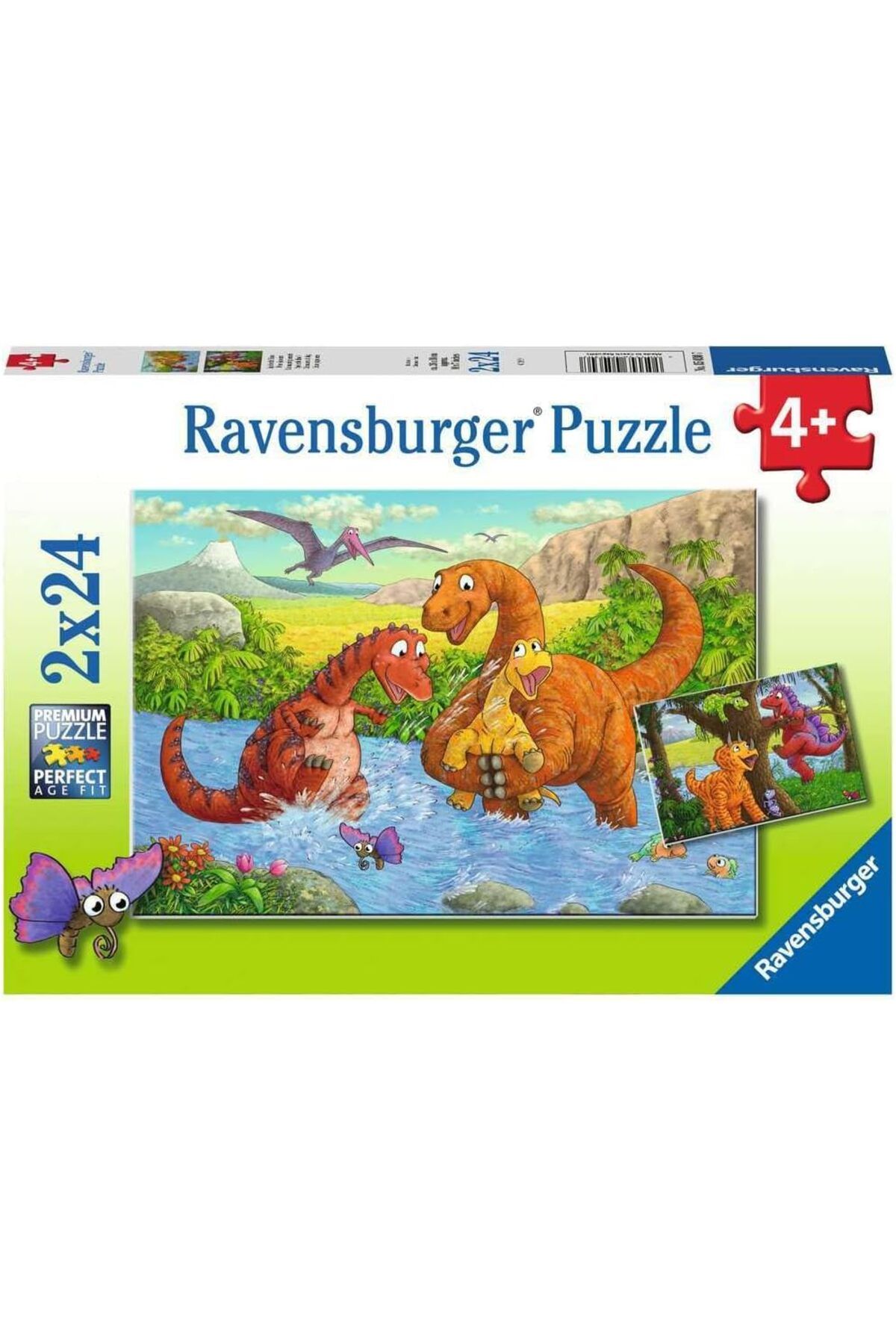 STOREMAX gelalpzr Puzzle, Dinos, 2x24 Parça aynet 1109110