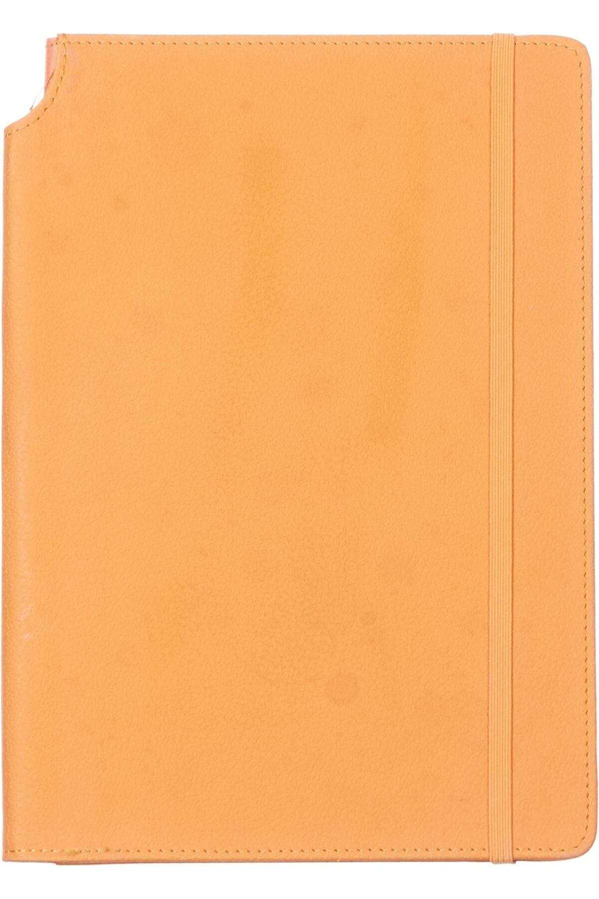 STOREMAX srhtDS KN-502 Termo Suni Deri Not Defter, Turuncu Desing 266450