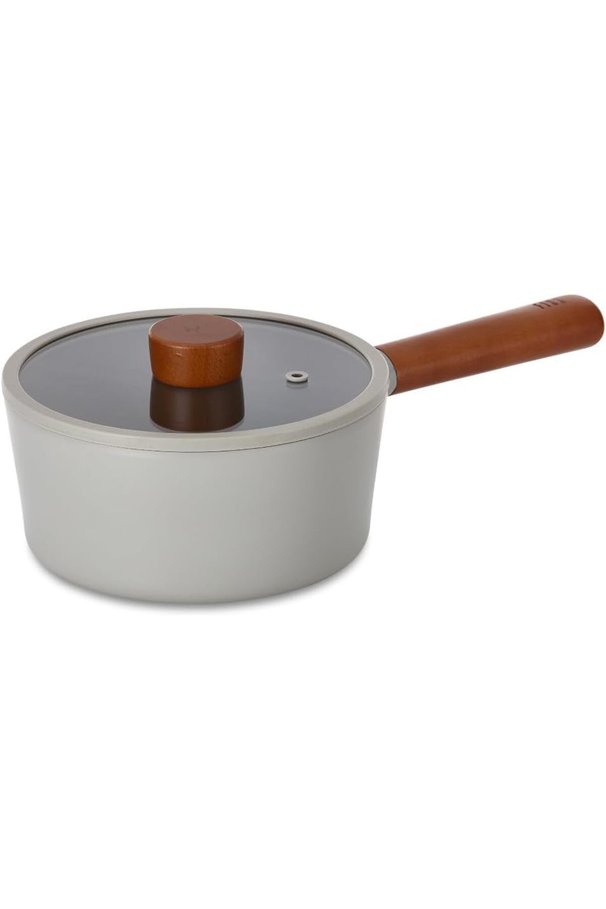 STOREMAX MU-ARTSHOP FİKA CAM KAPAKLI ALÜMİNYUM DÖKÜM SOS TENCERESİ 18CM GRİ tnca 871301