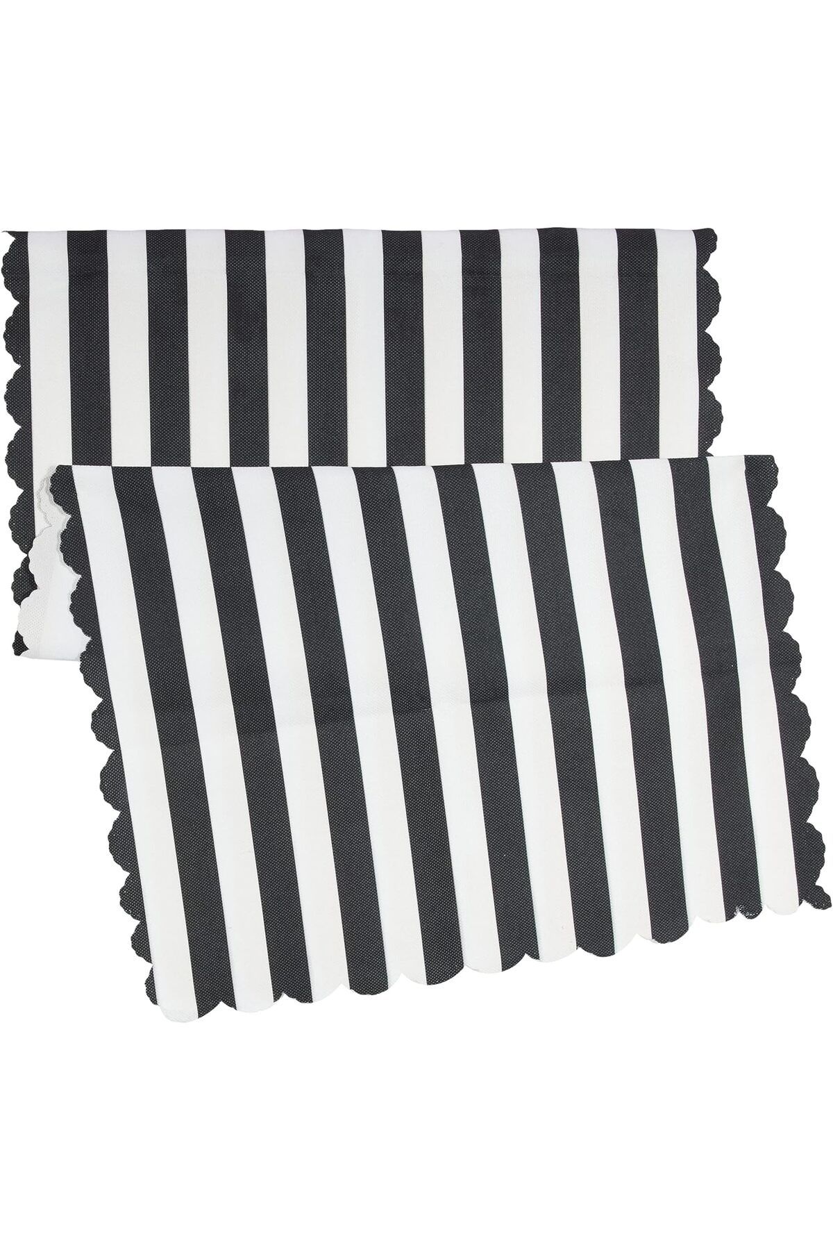 STOREMAX MU-ARTSHOP Home Dekor Modern Siyah Beyaz Çizgili Runner bkrunner45 tnca 871301