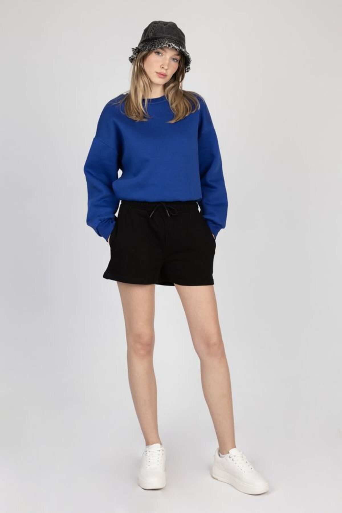 Hiccup-High Waist Zippered Shorts 4