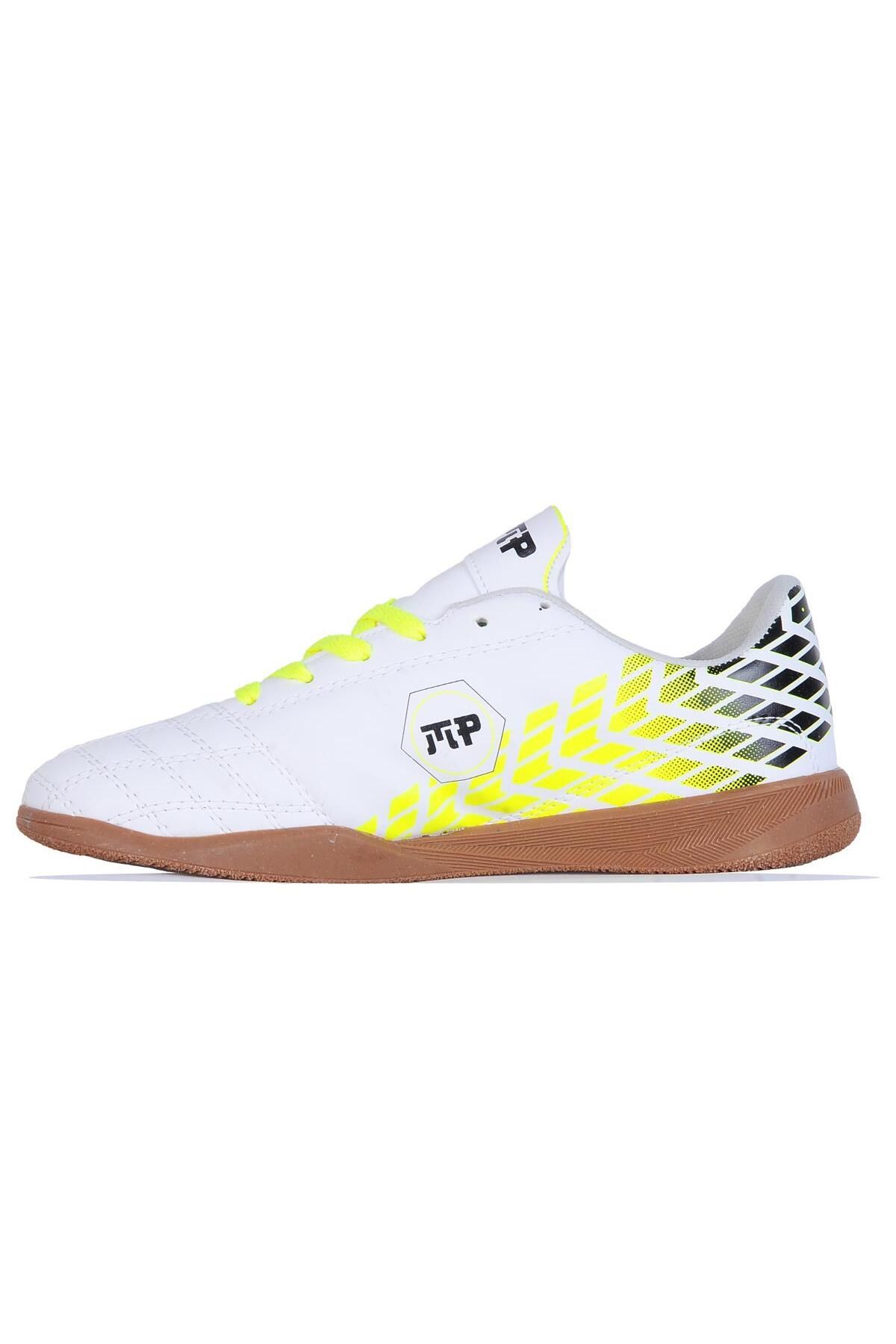 Mp 242-2115Mr White Indoor Astroturf کفش فوتبال مردانه M.P. اورجینال - تصویر 2
