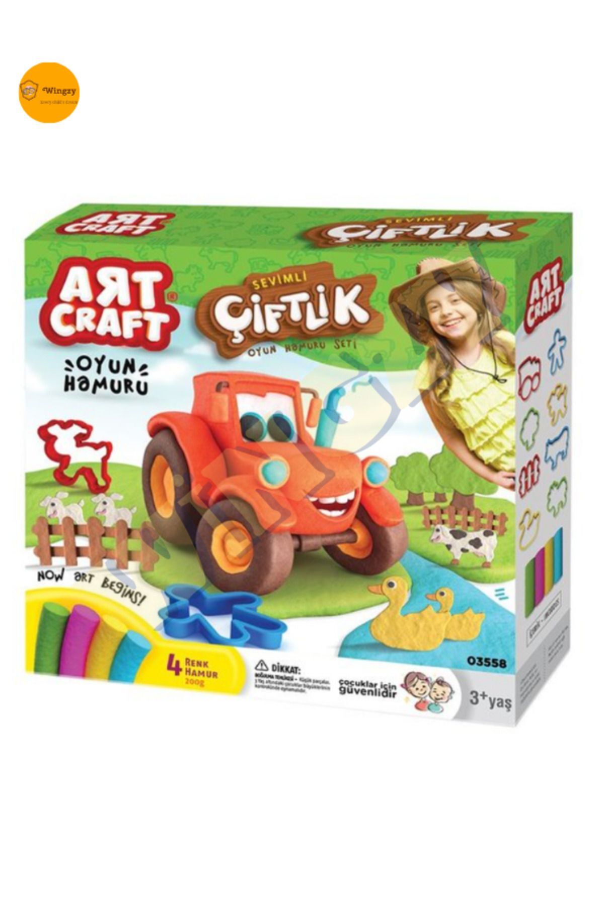 Dede 03558 Art Craft Çiftlik Hamur Seti 200 Gr