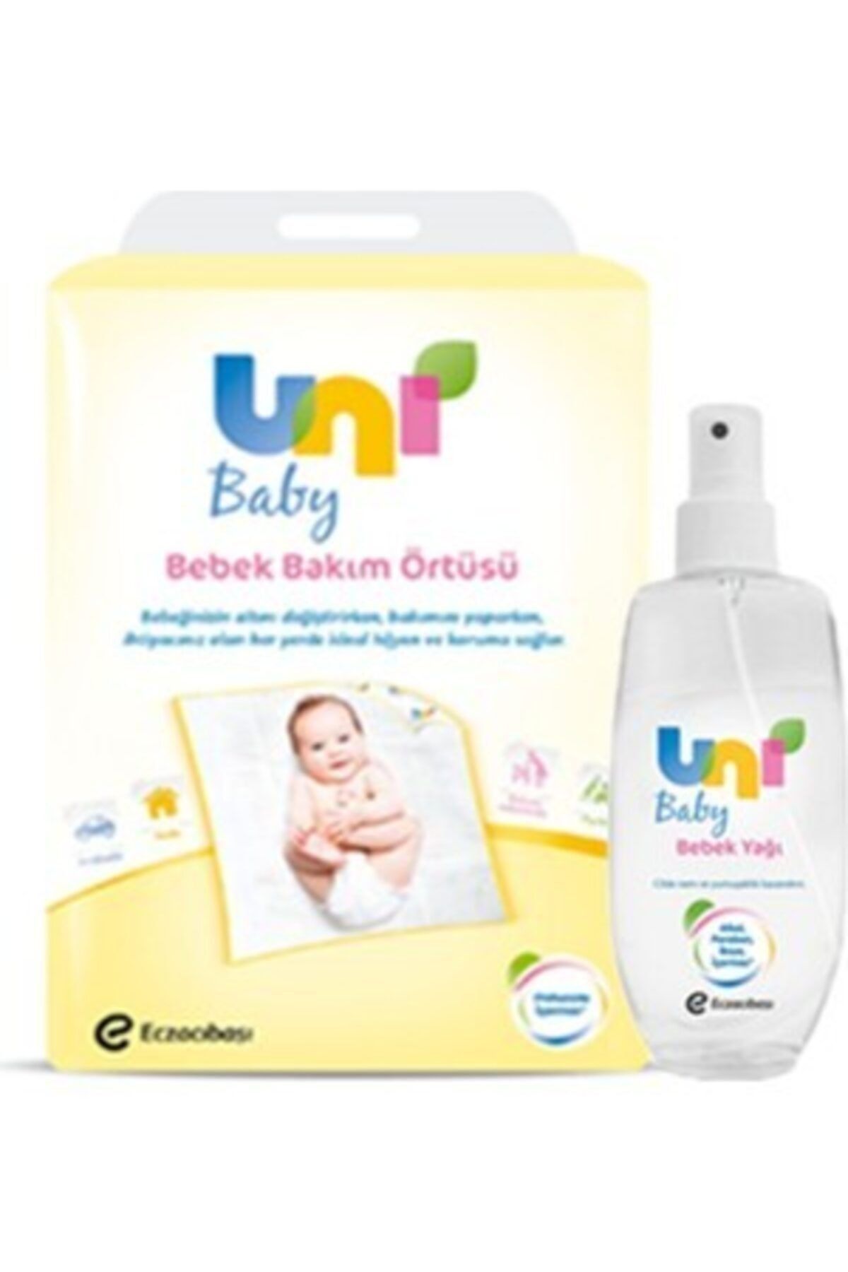 Uni Baby Bebek Yağı 200 ml Bebek Bakım Örtüsü 10'lu