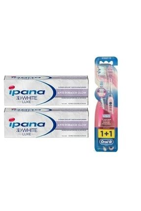 3 Boyutlu Beyazlık Diş Macunu Anti Tobacco 75 ml Oral-b Diş Fırça Ultrathin Yumuşak 2'li OZ2150