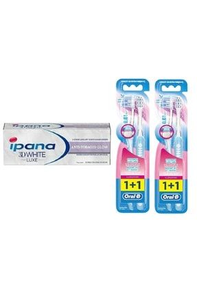 3 Boyutlu Beyazlık Diş Macunu Anti Tobacco 75 ml+Oral-b Diş Fırça Ultrathin Yumuşak 2'li OZ2152