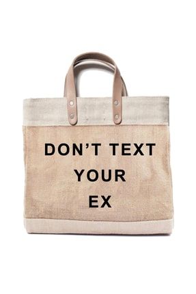 Don't Text Your Ex Jüt Hasır El Çantası PLMR21DYE01