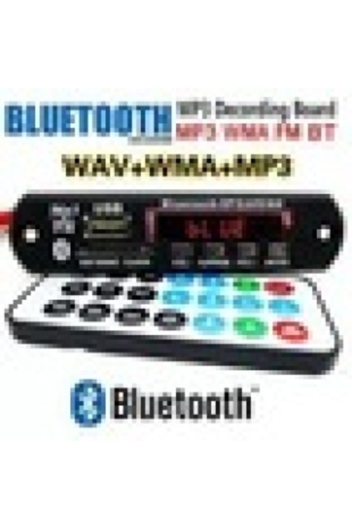 hame 12 Volt Oto Tyep Çevirici Oto Tyep Dönüştürücü Aux - Sd - Usb - Bluetooth Mp3 Modül
