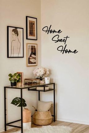 Home Sweet Home Ev Dekorasyonu Duvar Yazısı Tablo bwd-m1