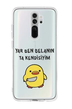 Xiaomi Redmi Note 8 Pro Uyumlu Katil Civciv Desenli Premium Şeffaf Silikon Kılıf redminote8proktlcvcv