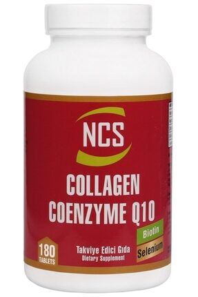 Collagen Coenzyme Q-10 180 Tablet Kolajen 434821667