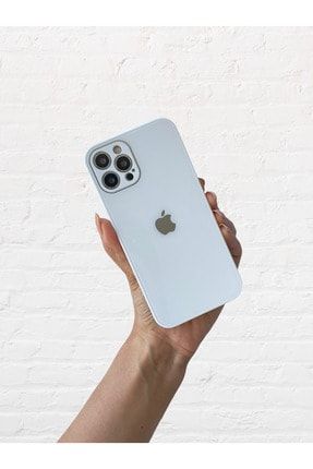 Beyaz Iphone 11 Pro Max Uyumlu Kamera Korumalı Cam Kılıf TYC00202662743