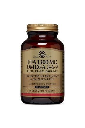 Efa 1300 mg Omega 3-6-9 Fısh Flax Borage 033984020276