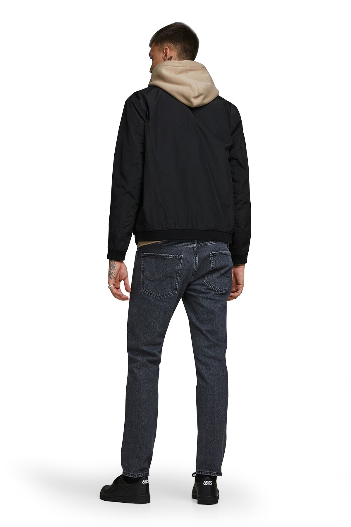 کاپشن مردانه مشکی جک اند جونز | TYC00131489129 اورجینال - تصویر 2