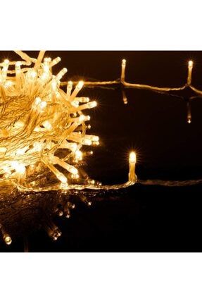 Ip Led Işık 10 Metre|pilli Şeffaf Kablolu Peri Led Gün Işığı(SARI) Dekoratif Led Işık ipledisikson
