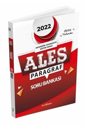 2022 Ales Paragraf Soru Bankası PRA-4511546-2545