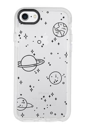 Iphone 8 Galaxy Desenli Candy Bumper Silikonlu Telefon Kılıfı MC8CBTS106