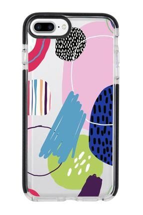 Iphone 7 Plus Art Design Candy Bumper Silikonlu Telefon Kılıfı MC7PCBTS01