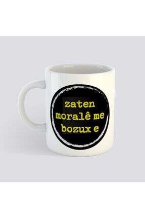 Kürtçe Porselen Kupa - Zaten Moralê Me Bozux E ZERYA153