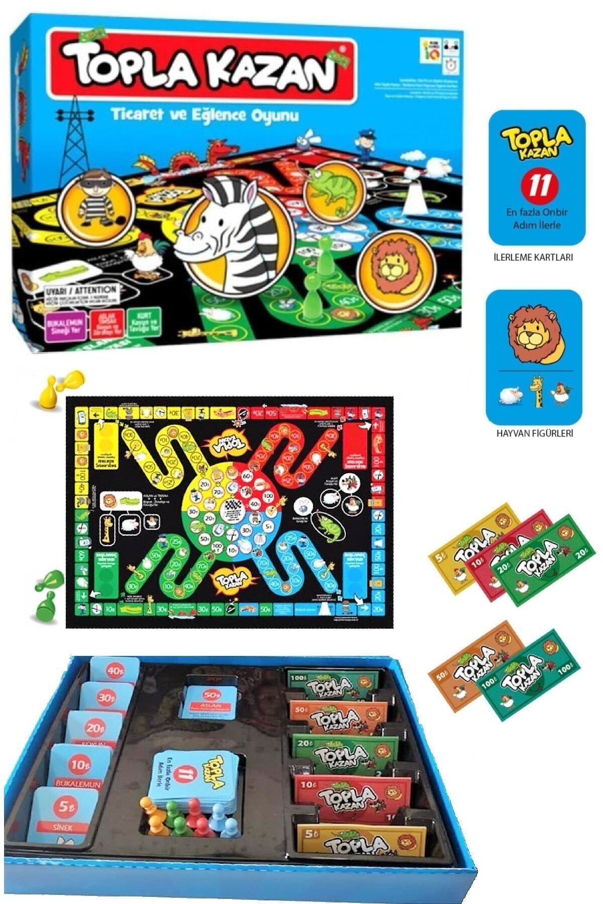Monopoly Topla Kazan Ticaret Eğlence Oyunu - Junior