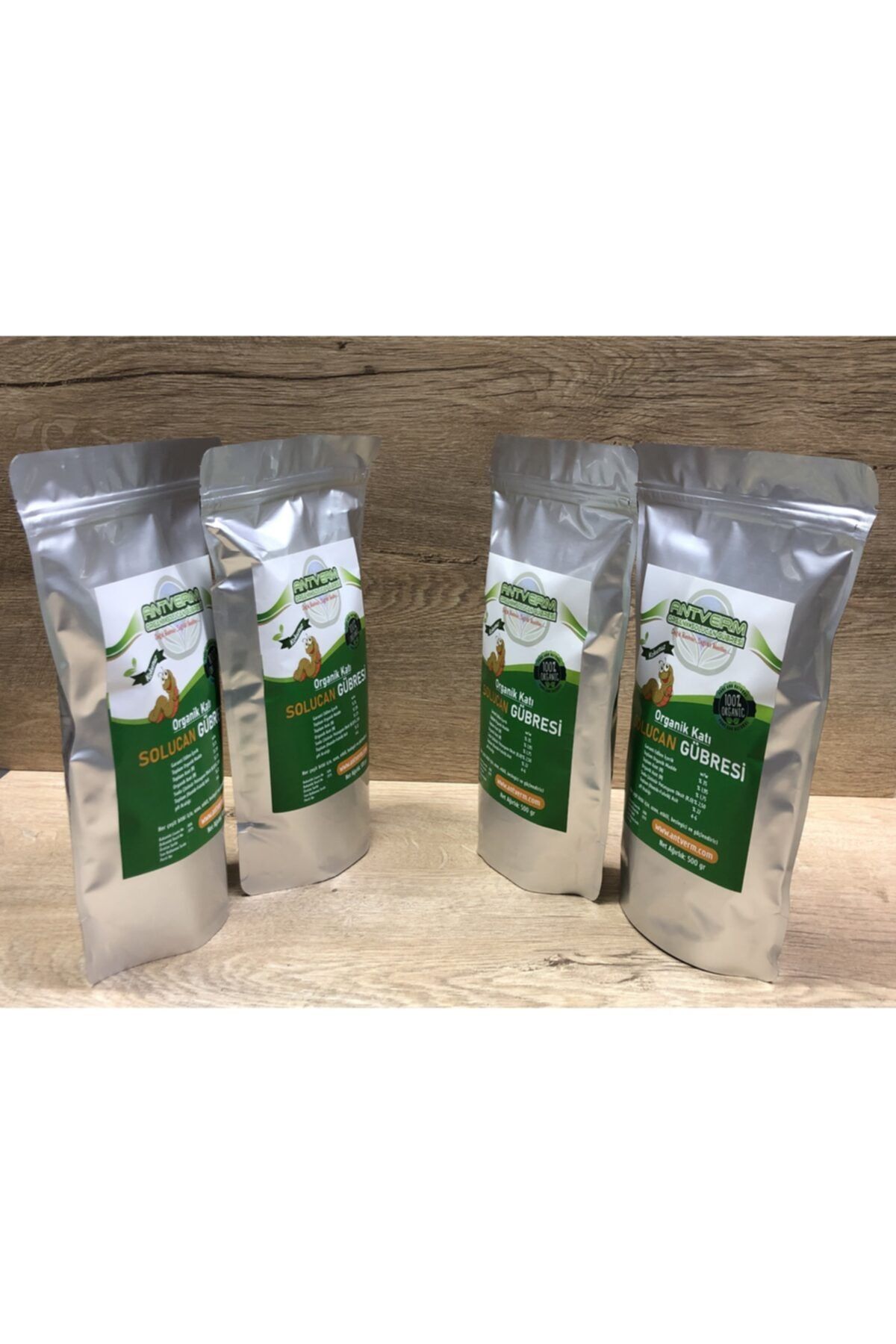 500 Gr Güneş Işığı Görmeyen Salon Bitkileri için Özel Üretim Besleyici solucan Gübresi