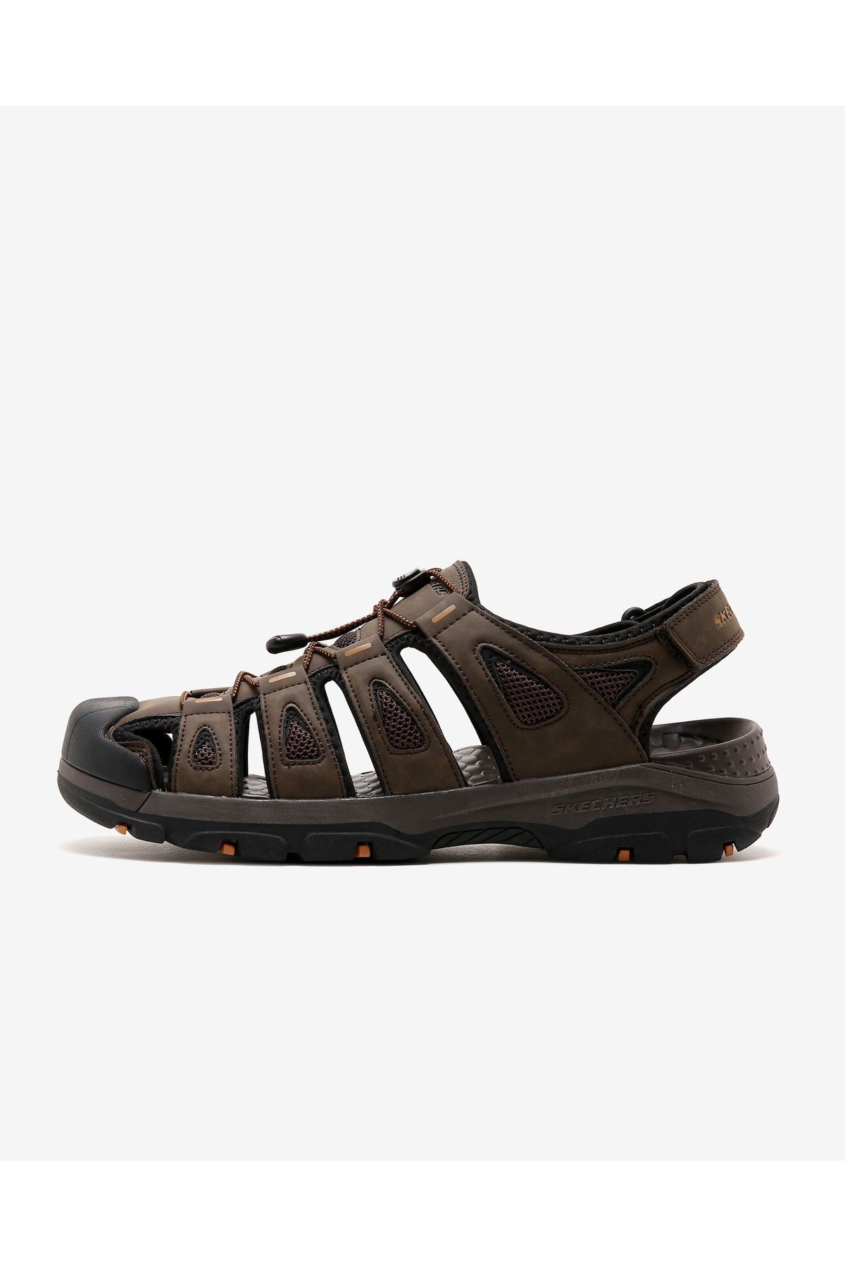 SKECHERS Tresmen - Outseen Erkek Kahverengi Sandalet 204111 Choc