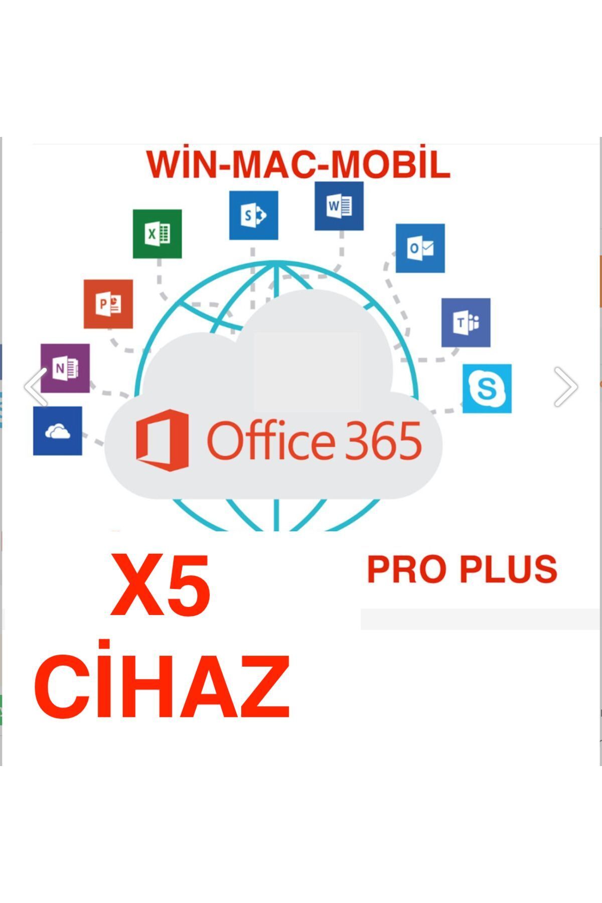 MICROSOFT Office 365 Professional 2024 -5 Cihaz ( Dijital Teslimat ) - Garantili