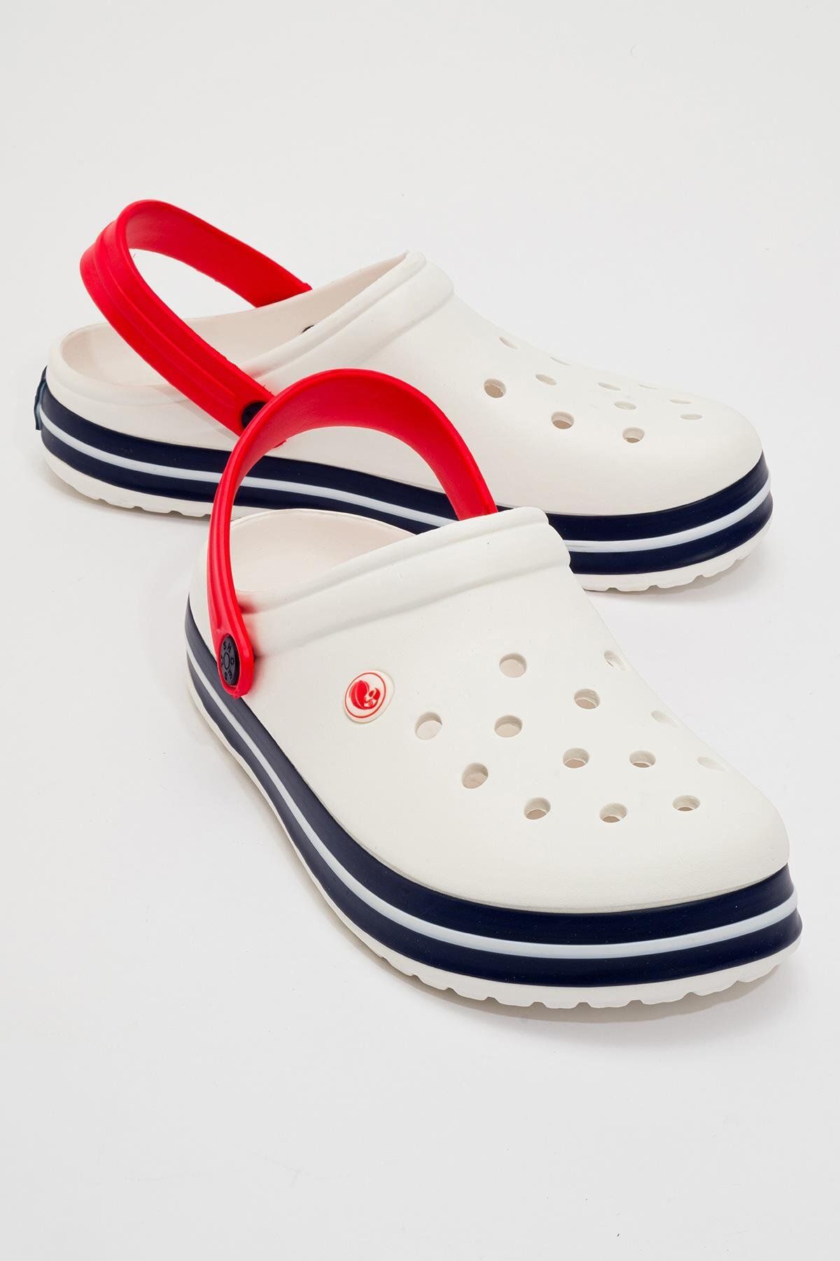 Ccway Γυναικείες Παντόφλες White Sabo für Adult Γυναίκα - 36