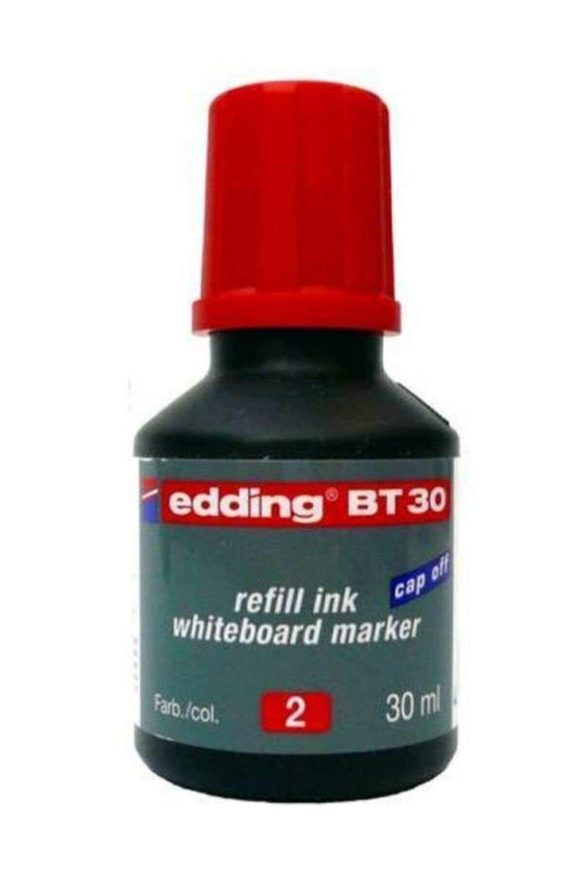 Edding Kırmızı Tahta Kalem Mürekkebi 30ml E-bt30