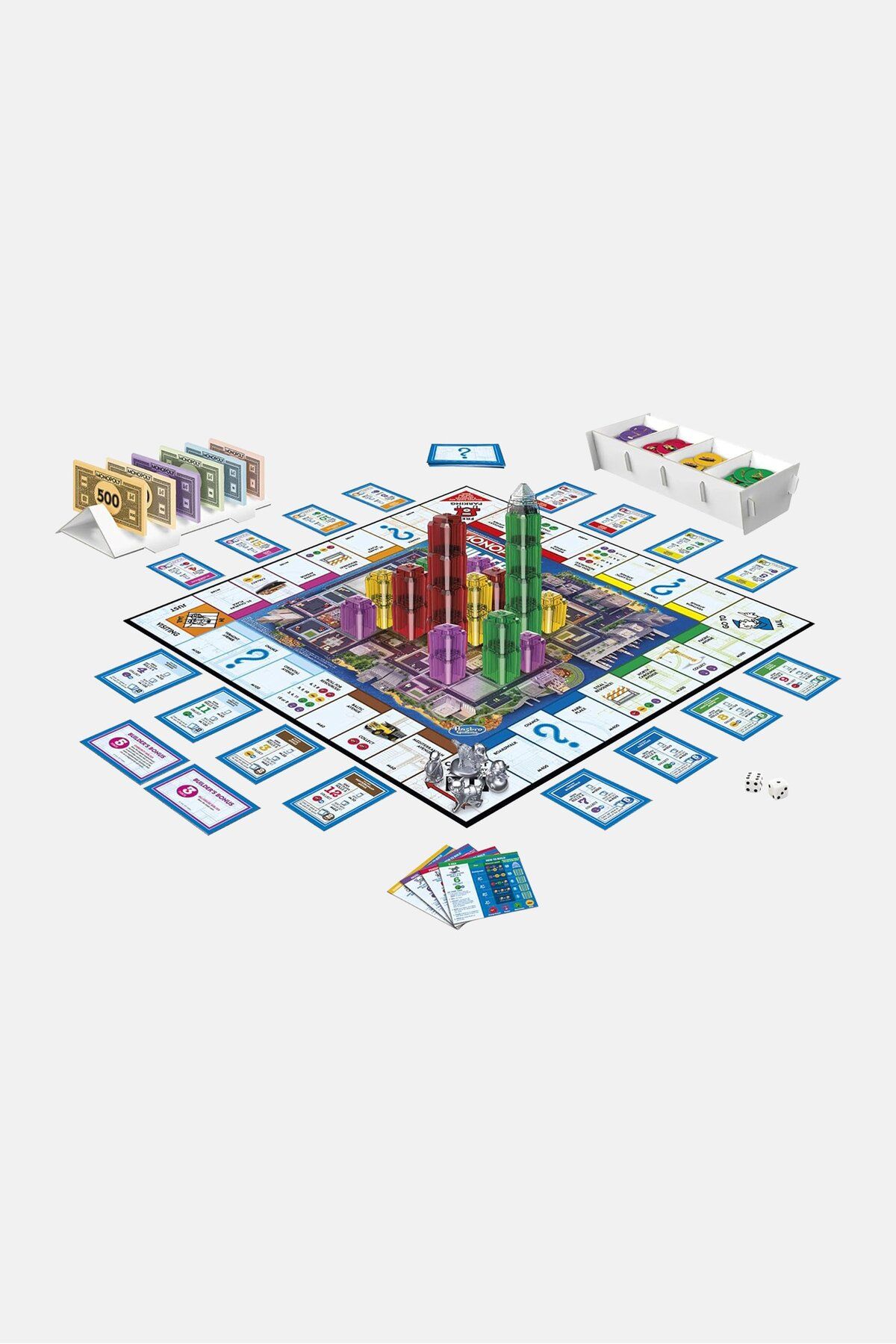 Hasbro-Monopoly Builder Family Strategy Game F1696 6