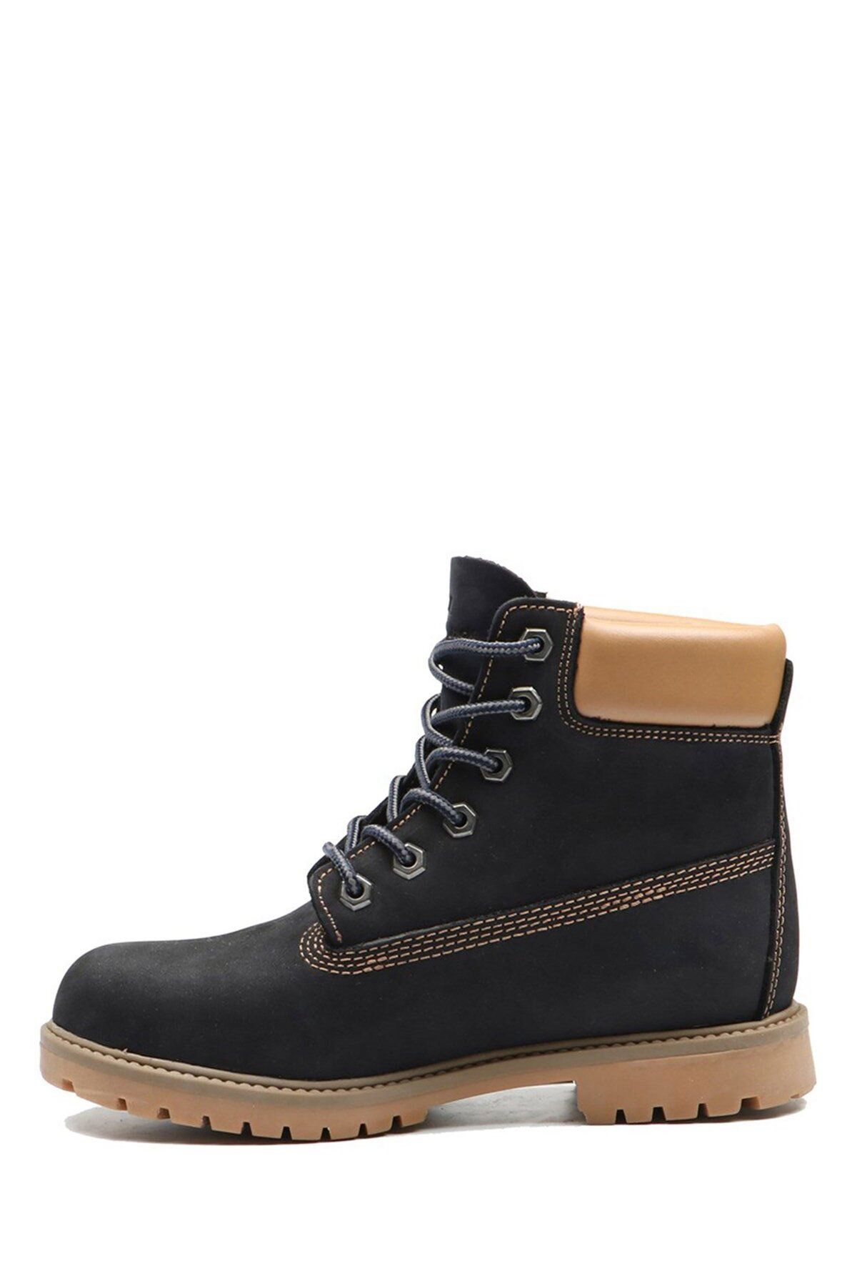 Hammer Jack-Genuine Leather Navy Blue Nubuck Women's Boots 2