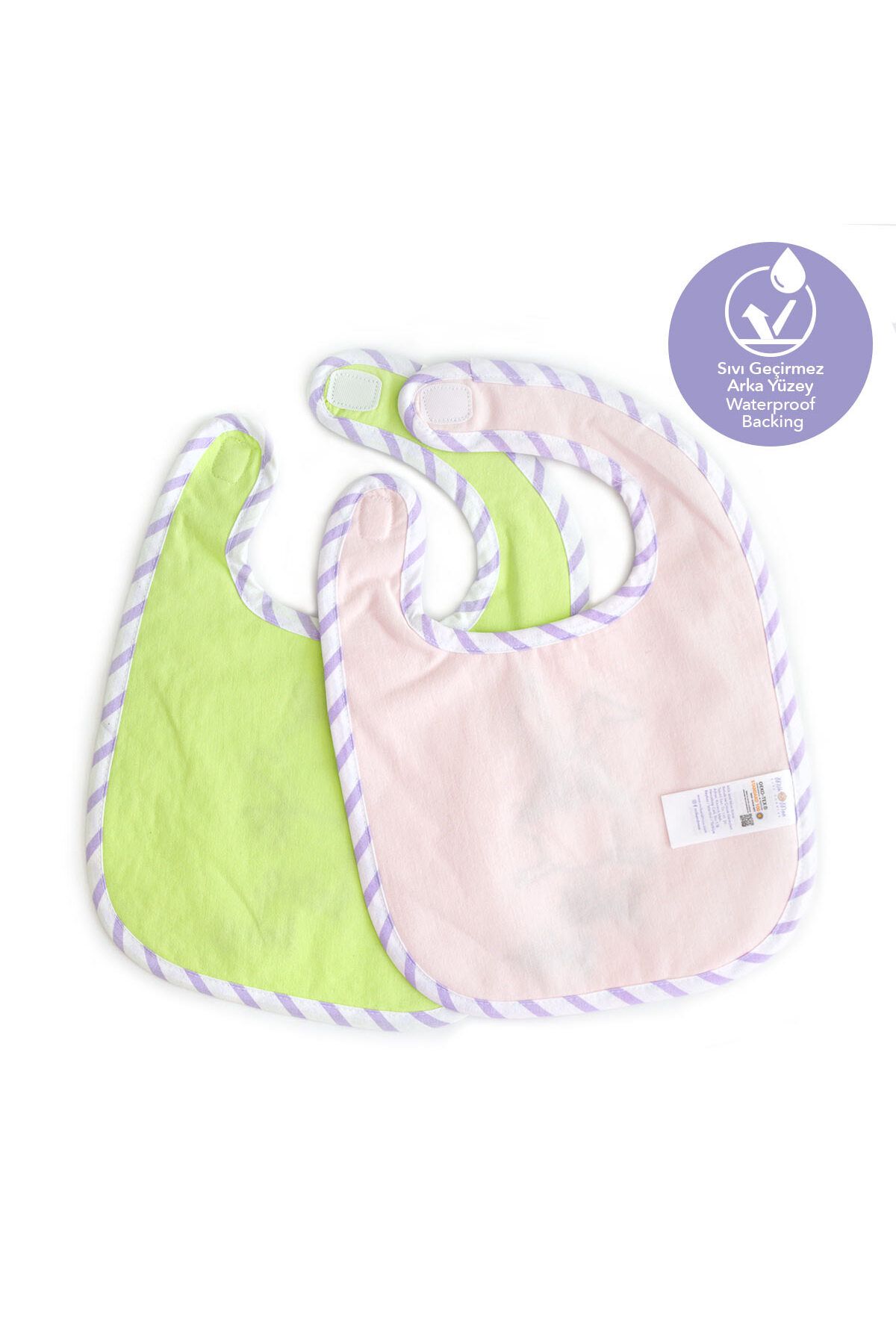 Milk & Moo-Milk&Moo Chancin und Cacha Frog Baby Lätzchen Set 2 Stück 3