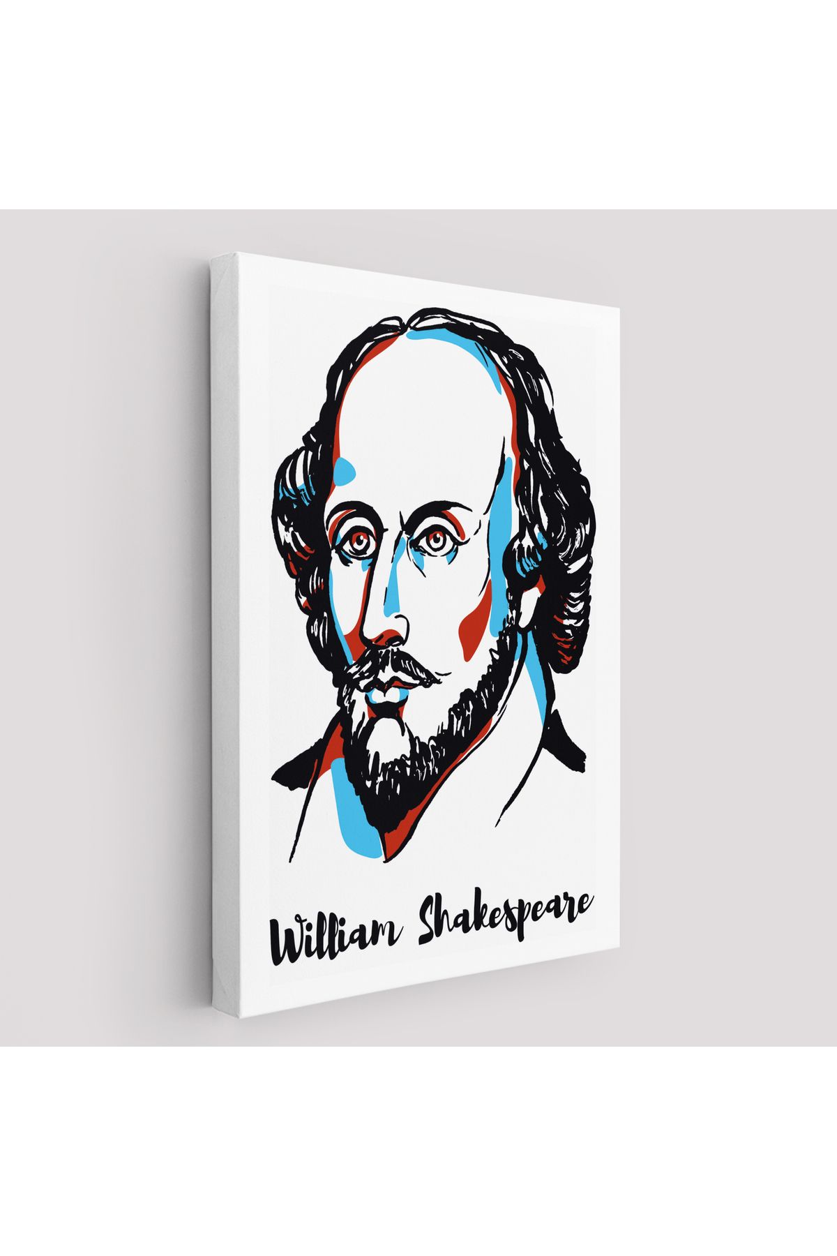 MOONFER William Shakespeare Dekoratif Kanvas Tablo-5968