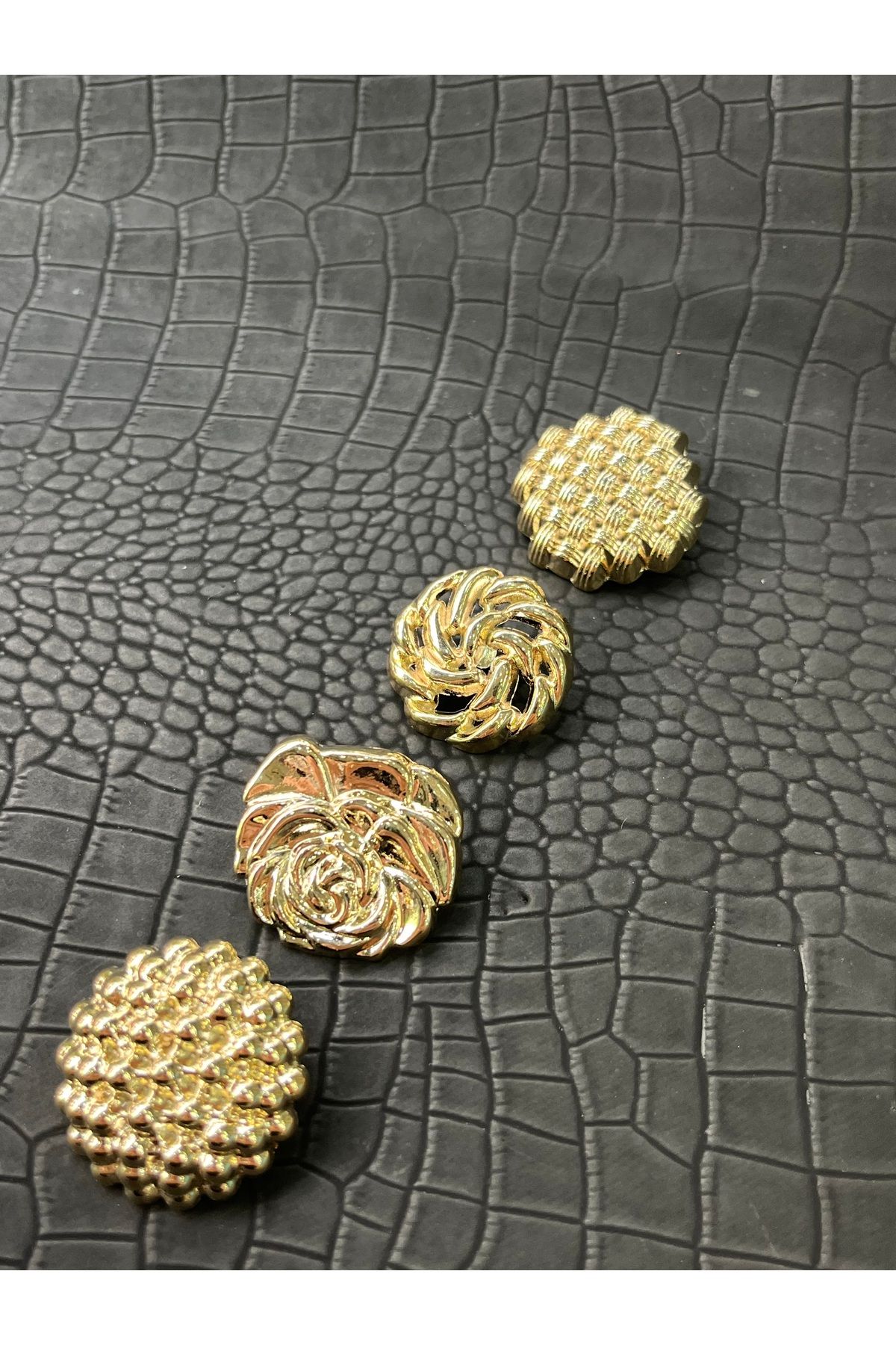 ODDA TASARIM ATÖLYESİ-Z.A.R.A Combin 1St Quality Gold Color Button Set 5