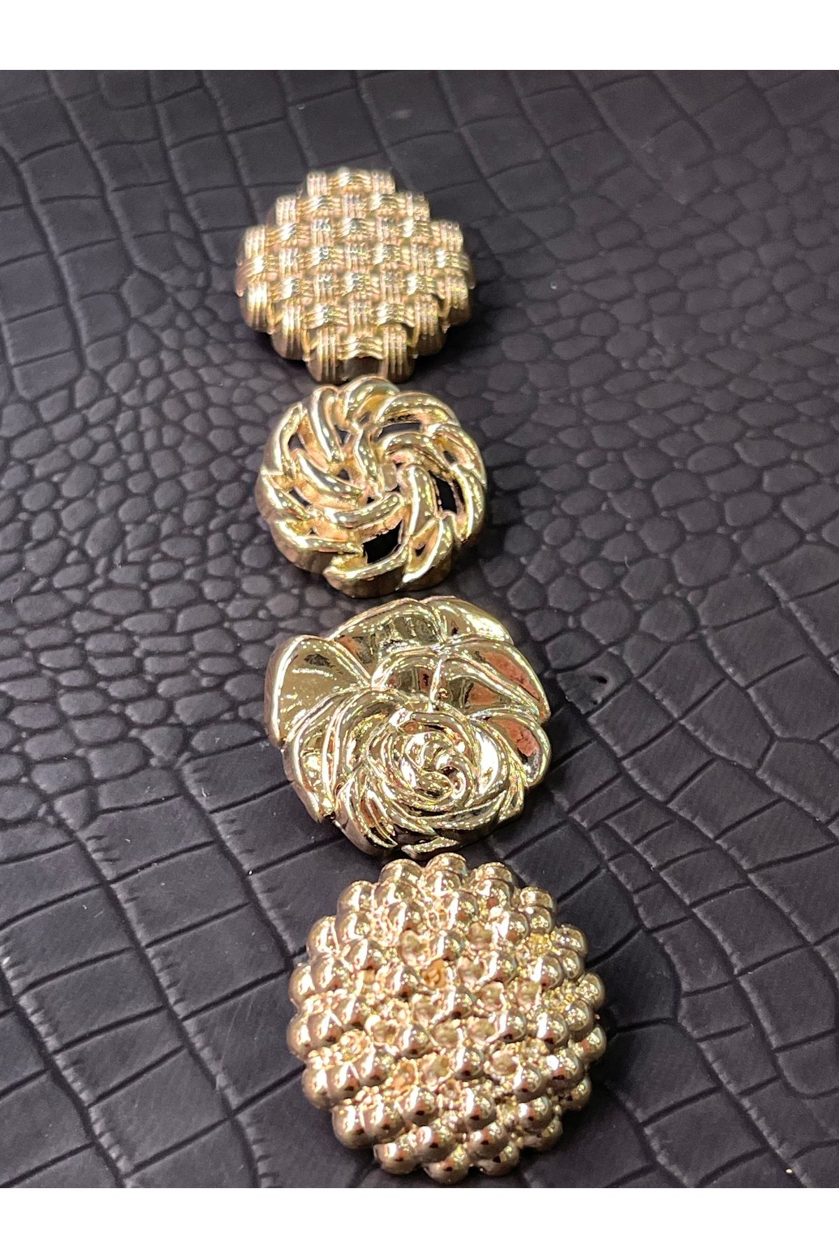 ODDA TASARIM ATÖLYESİ-Z.A.R.A Combin 1St Quality Gold Color Button Set 3
