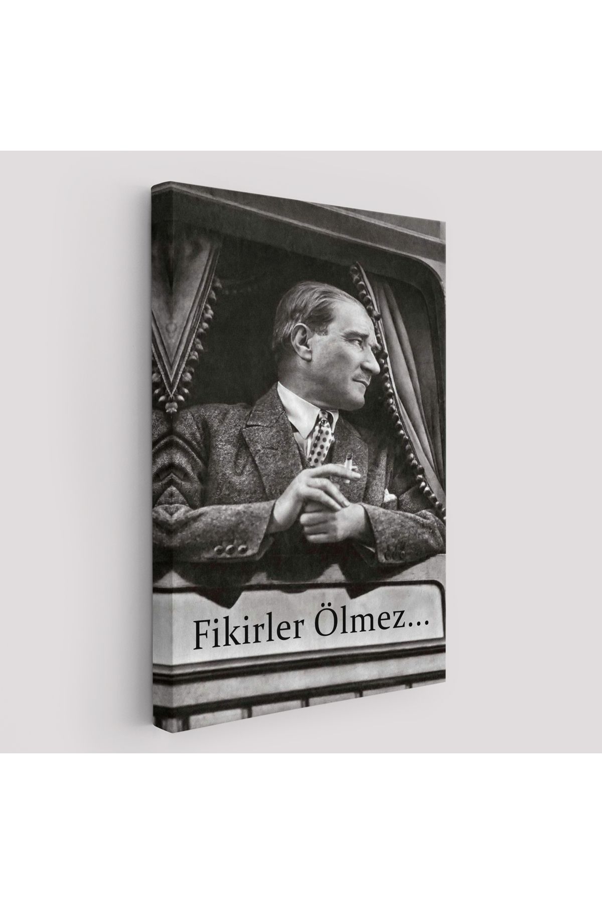 Doğal Bizden DB Atatürk'ün Doğu Ekspresinde Fotoğrafı Duvar Tablosu-6222