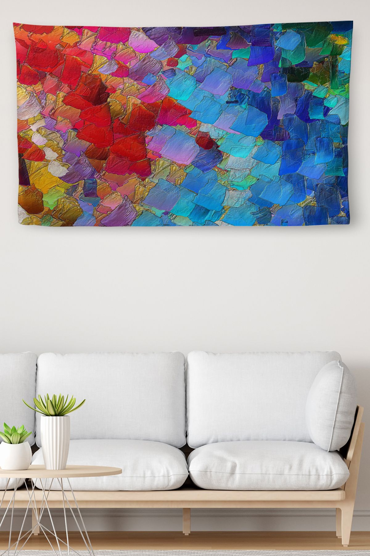 Home Tapiserie De Perete Din Pânză De Calitate Colorată-4014 - 65 x 40