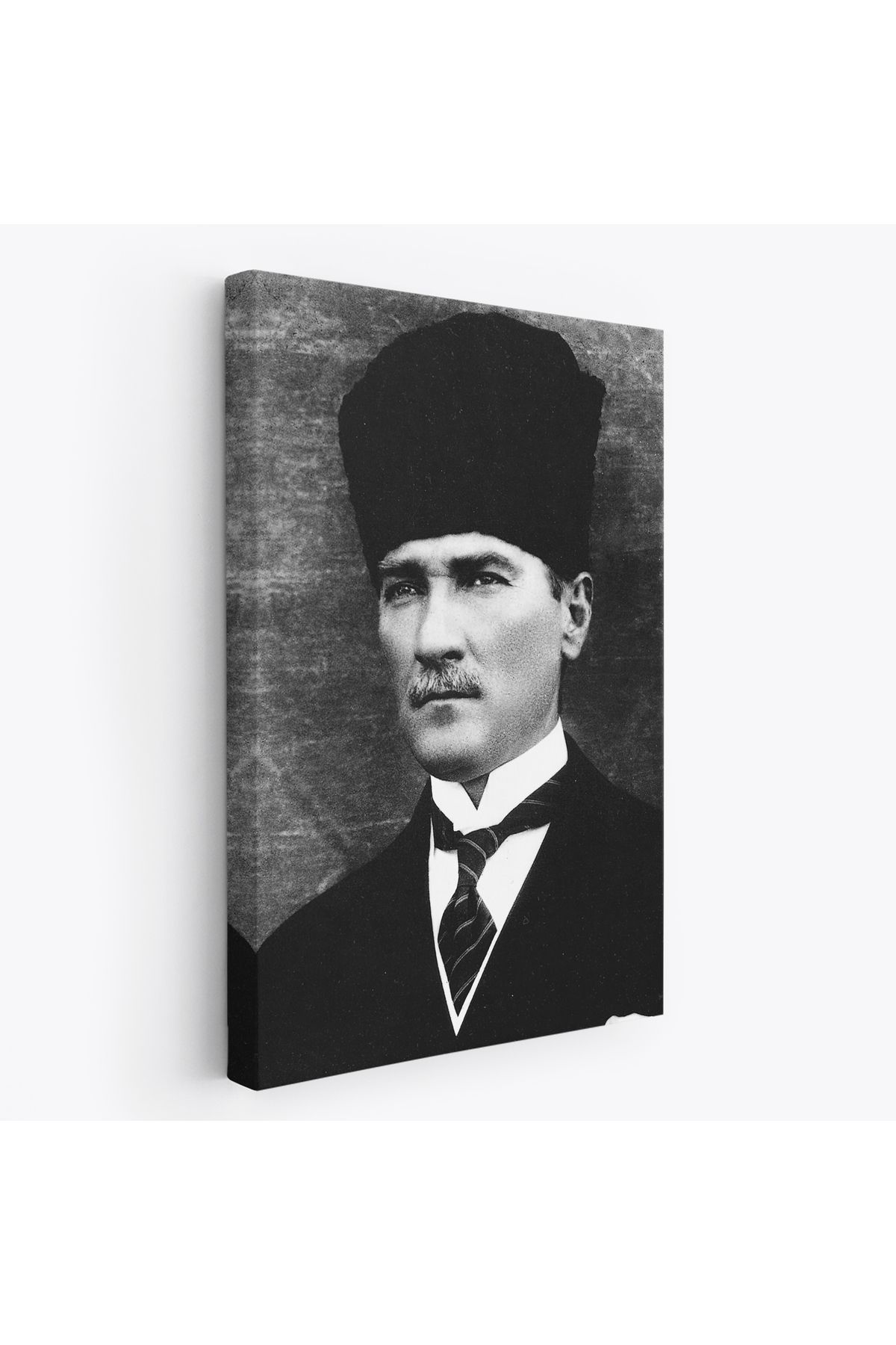 Anılfashion Atatürk Portre Tablosu Mustafa Kemal Atatürk Dikdörtgen Dekoratif Kanvas Tablo-CJ-60