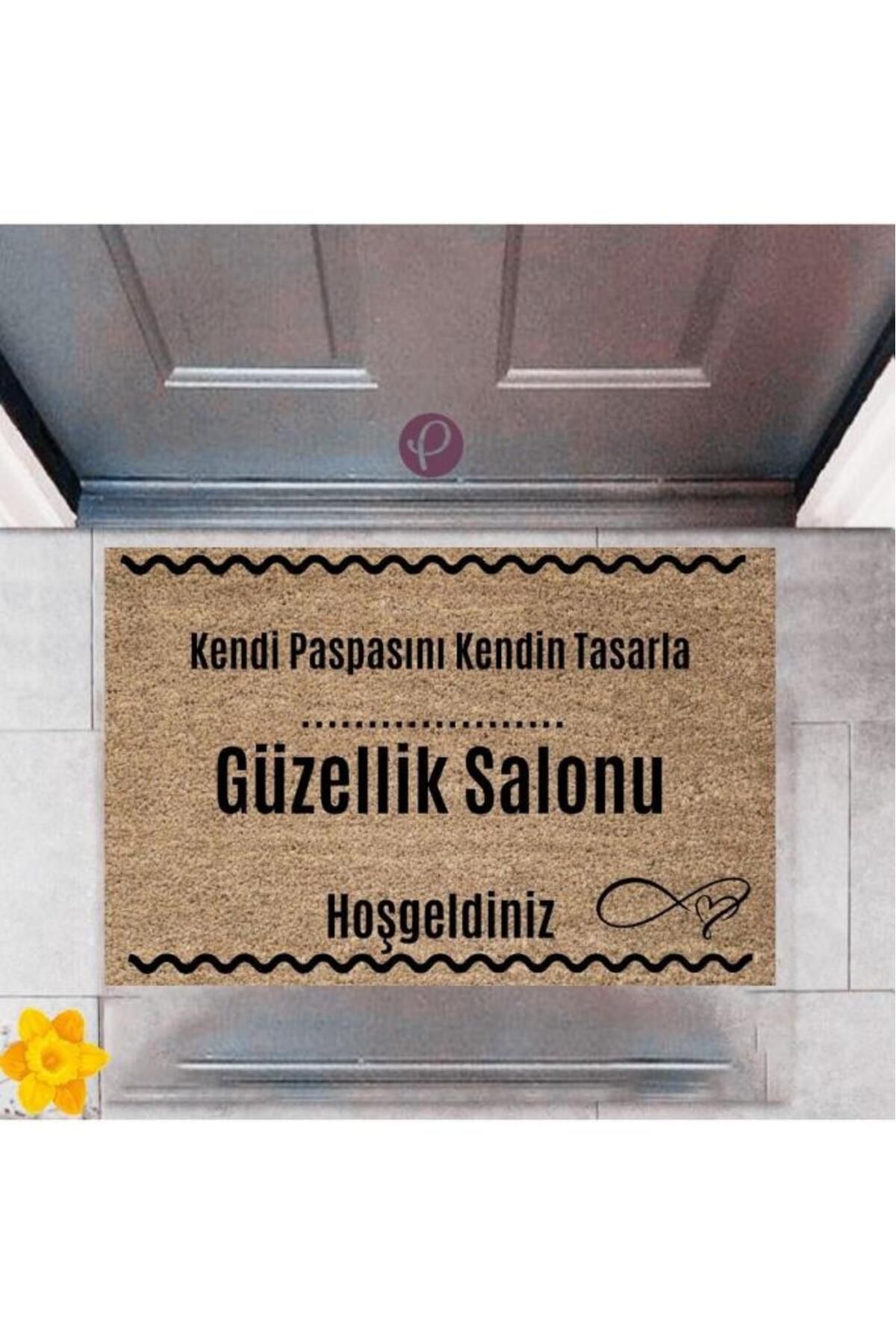 costurera Kapı Önü Paspası Dekoratif Dijital Baskı Güzellik Salonu P-2556