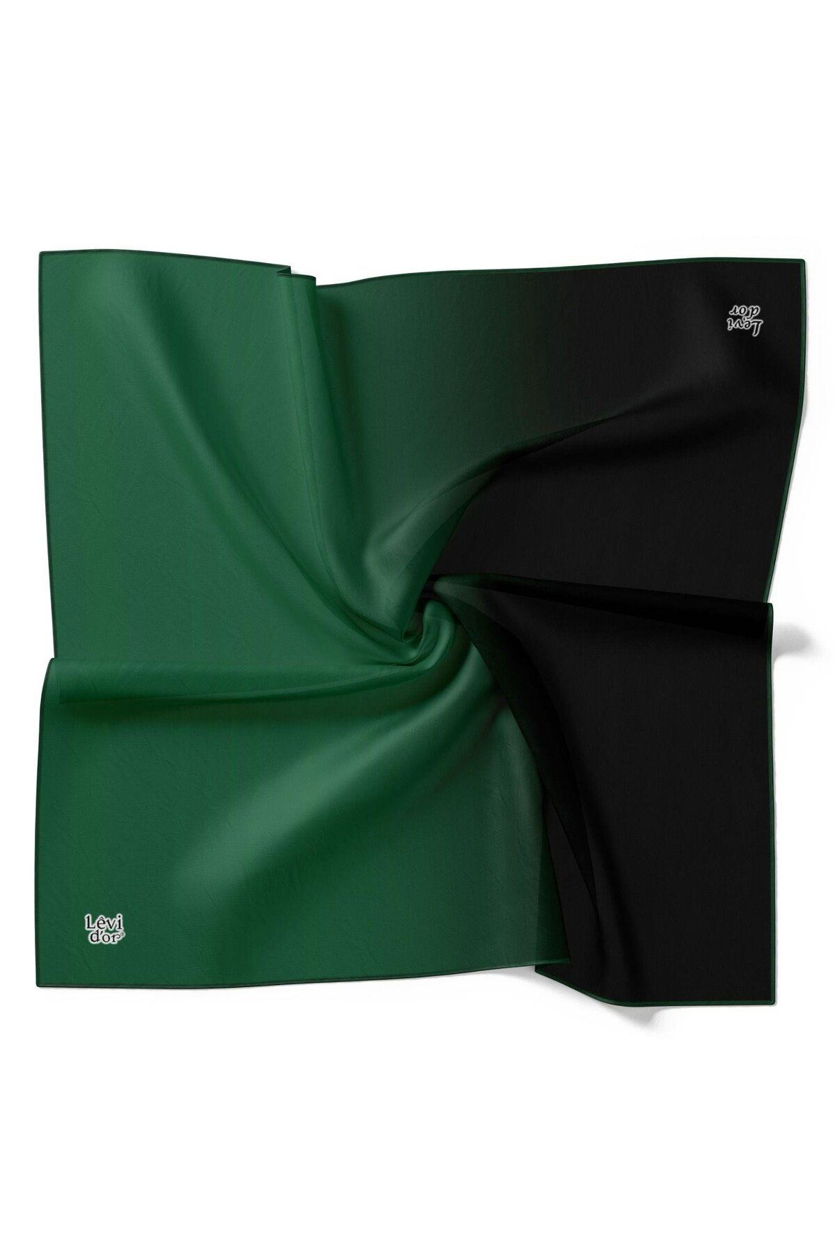 روسری مشکی Twill Ipek تخریب Benetton Levidor
