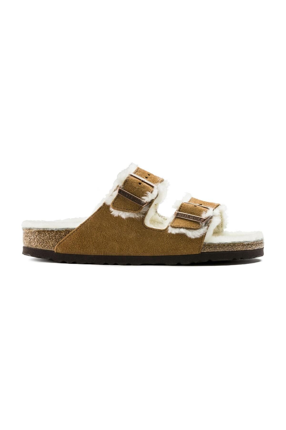 صندل زنانه 1001135 دانشکده VL SHEARLING MINK Birkenstock