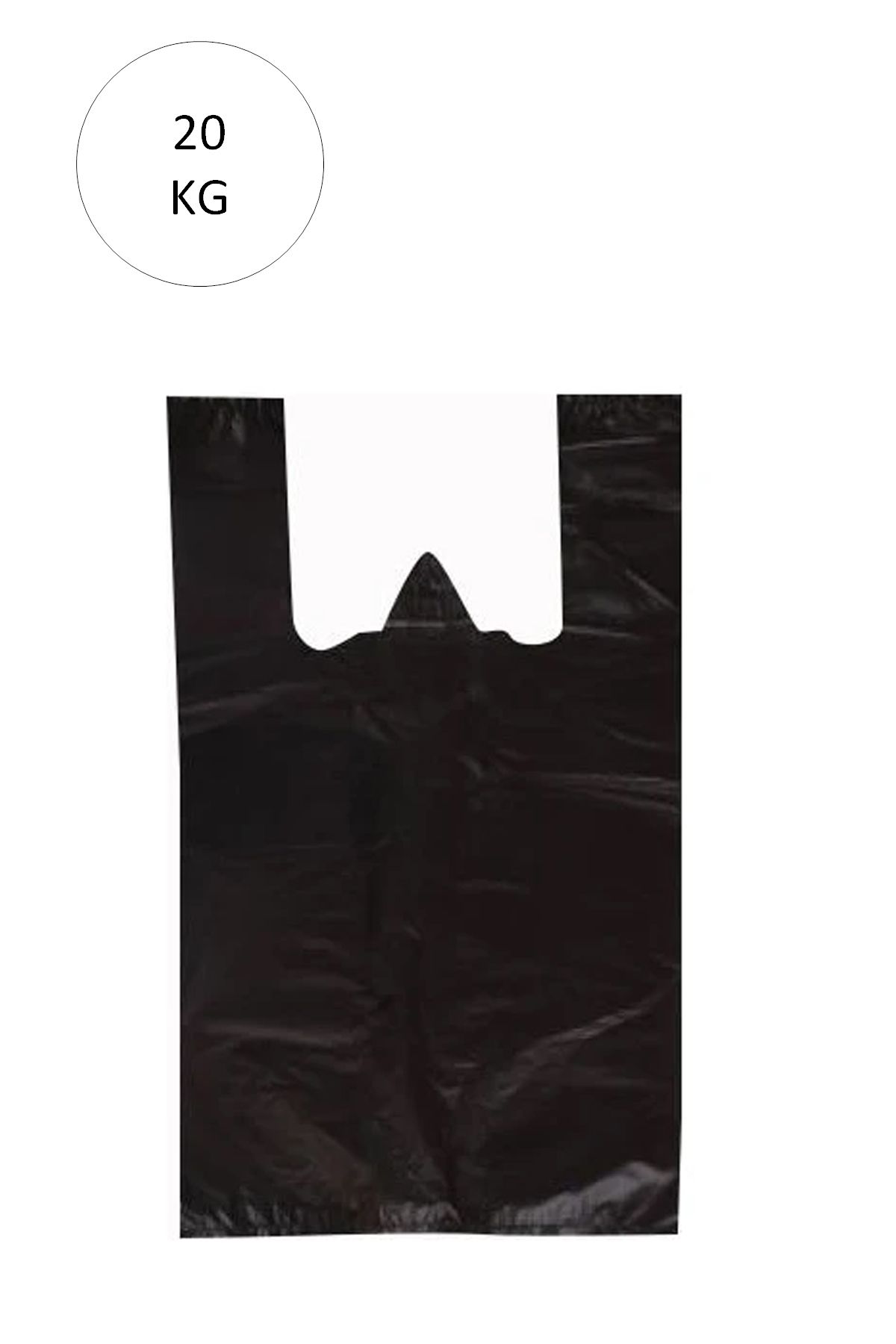 LiderGlobal Siyah Atlet Poşet Jumbo Boy 50x90 cm Takriben 240 Adet 20 Kg