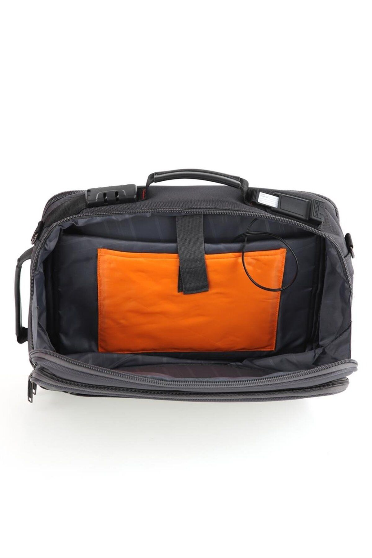 ÇÇS-51269 Document Backpack with USB Port and Password Lock and Cross Shoulder Strap 8