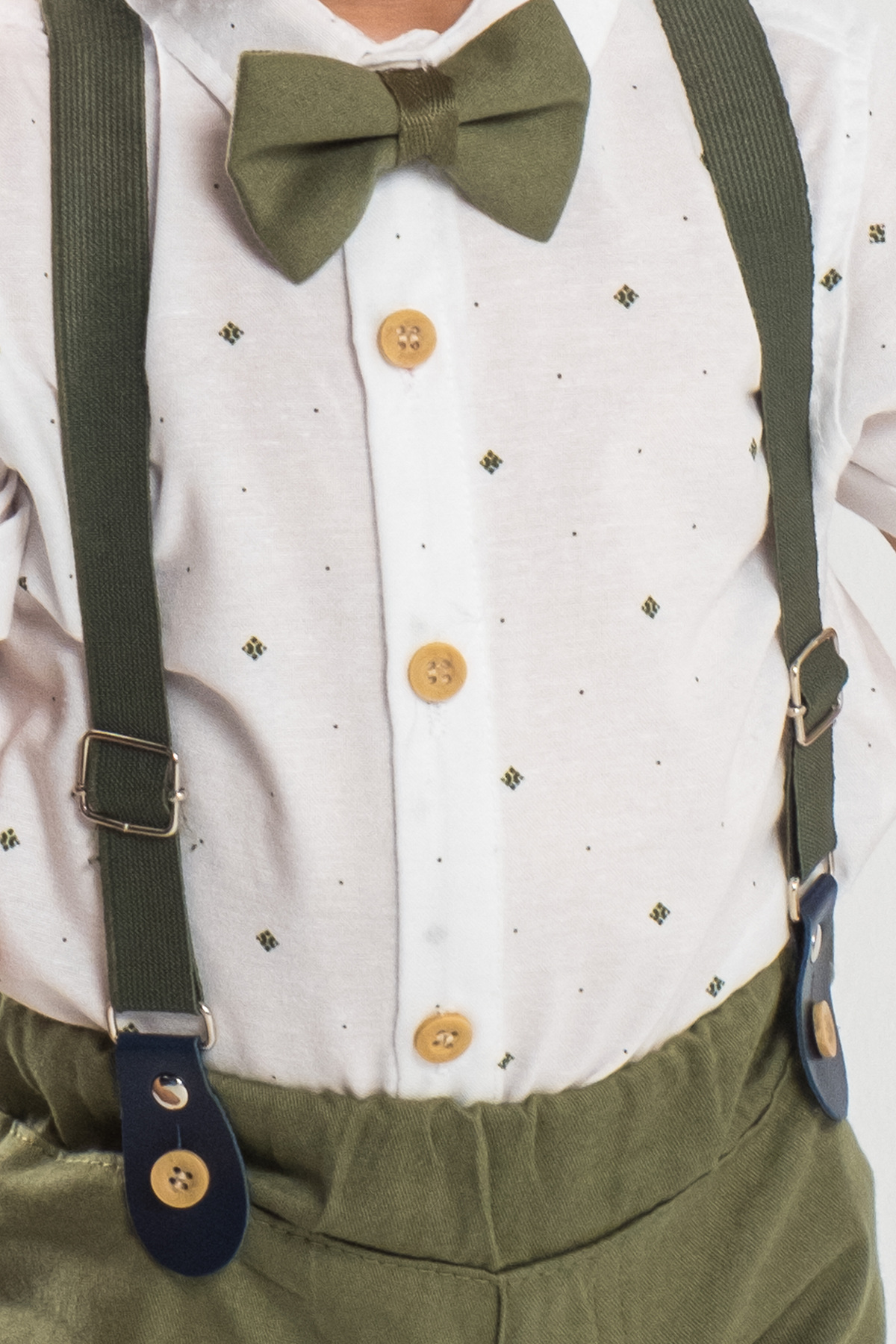 Mai Perla 4 Parça Yazlık Erkek Çocuk Gömlekli Slopetli Özel Gün Takım fotoğrafı 3 (önizleme)