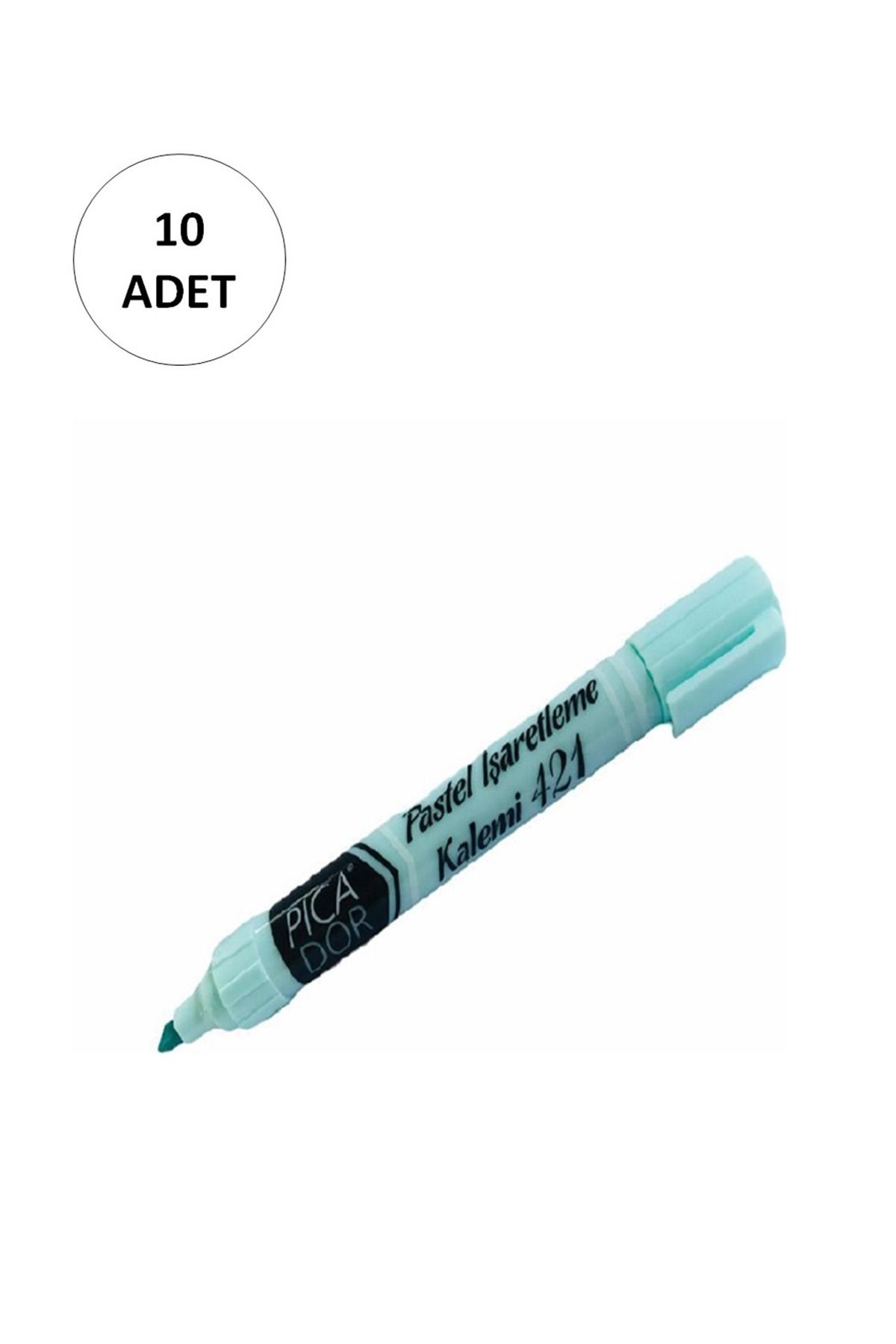 Mu Art 10 Adet Picador Fosforlu Kalem Pastel Kx 089H/441 Mavi 10'Lu