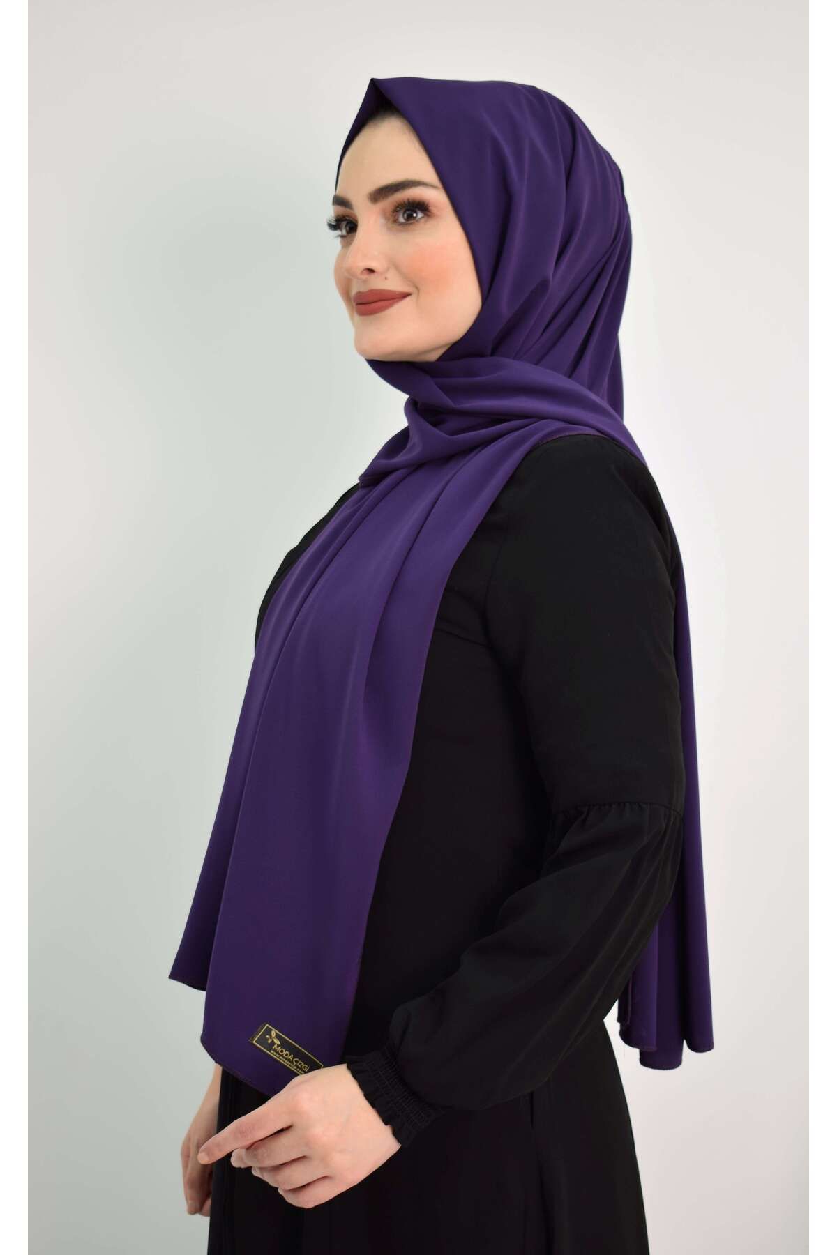COXO Fashion`S Medina Silk Shawl MC1115 Purple