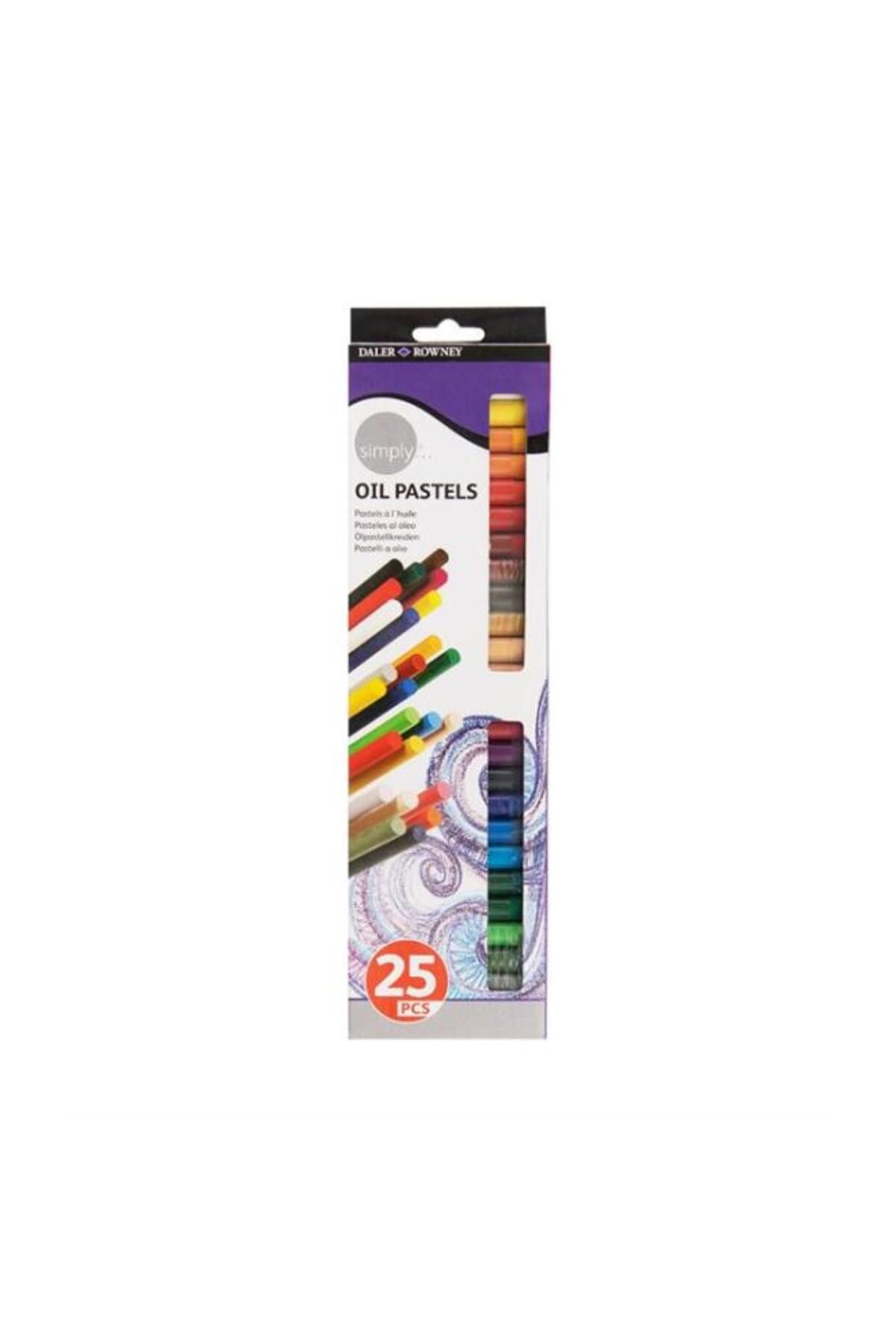 Daler Rowney Simply 25 Renk Yağlı Pastel Boya Seti / D 157 500 125