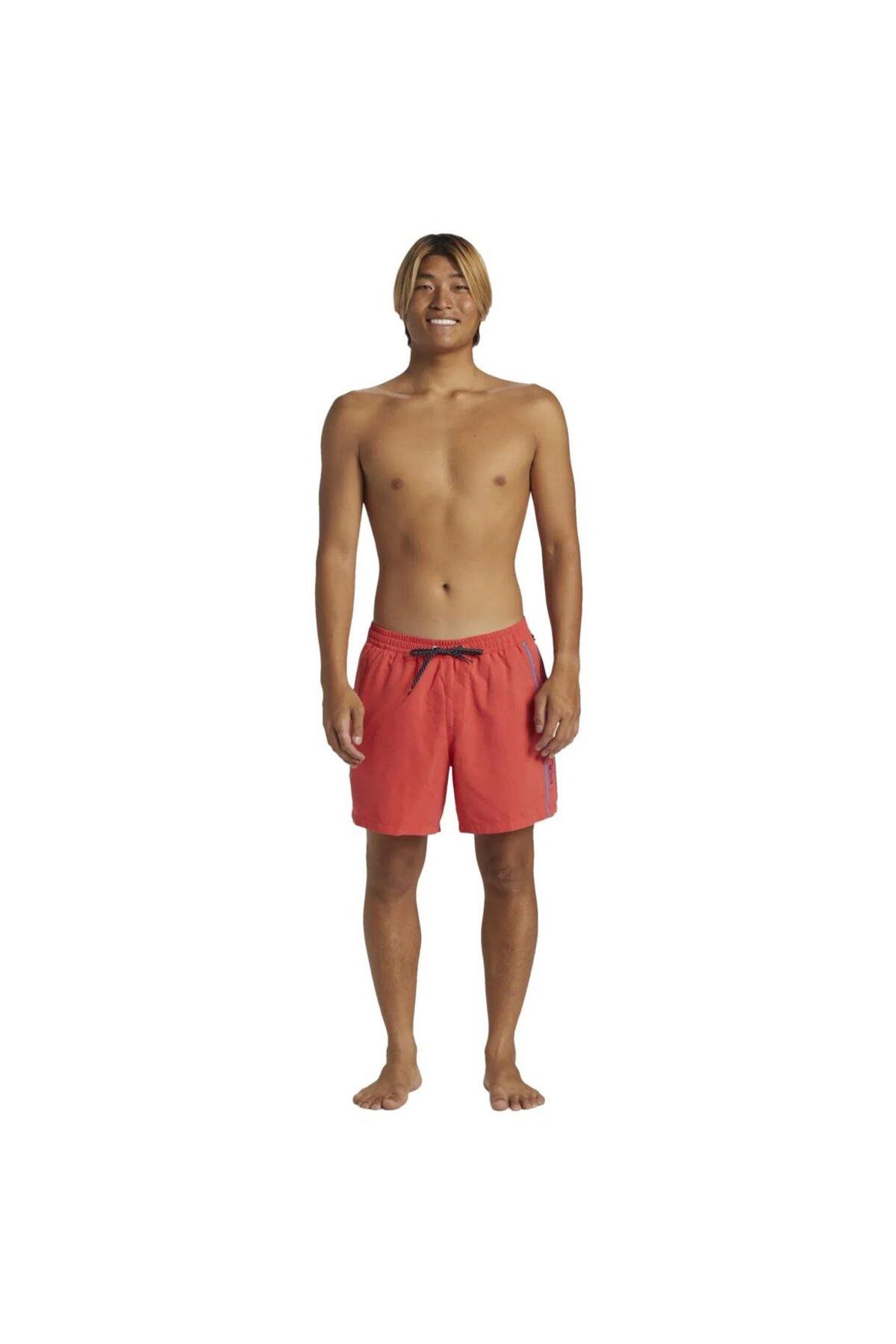 Quiksilver-Men's Orange Volley Short - Everyday Vert 16 5