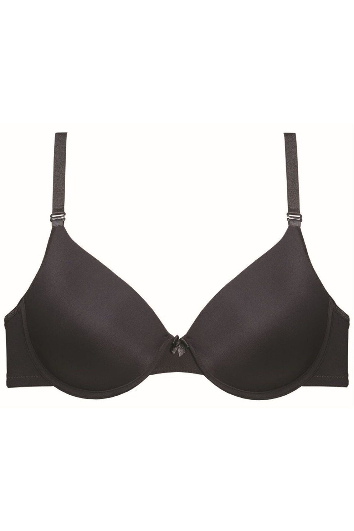 Magic Form-3571 Plain Fabric Multi-Padded Bra - Black 1